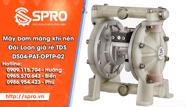 Máy bơm bùn khí nén giá rẻ DS04-PAT-OPTP-02 máy bơm bùn, máy bơm bùn giá rẻ, máy bơm màng, máy bơm màng khí nén, bơm màng khí nén giá rẻ