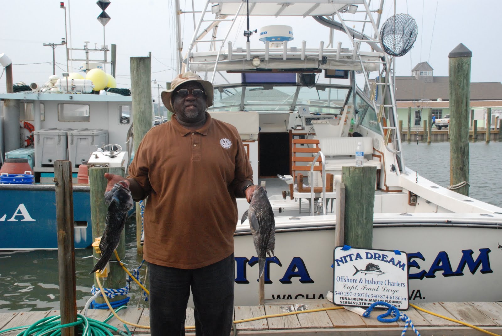 FishWach Wachapreague Fishing Report Nita Dream Sea Bass Fishing