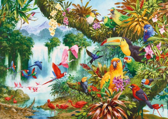 100 Gambar Lukisan Flora Fauna Kekinian