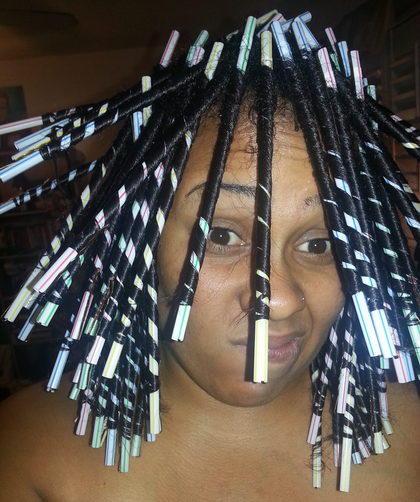 Tutorial: Straw Set for Transitioning Hair