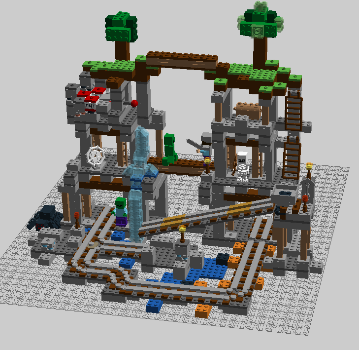 lego minecraft the mine