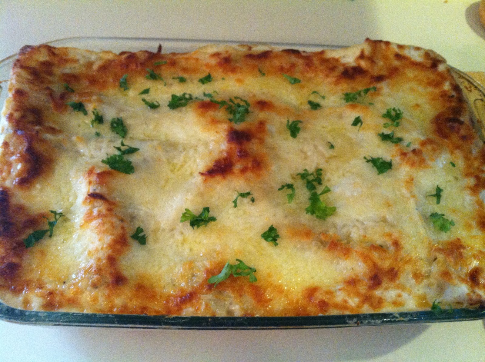 Foodie Mom Homemade Sausage and Mushroom White Lasagna