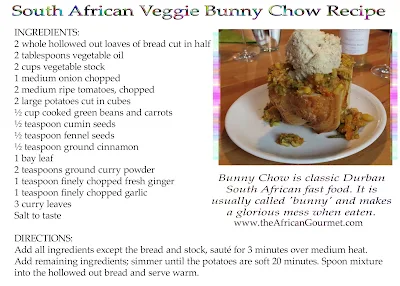 South African Veggie Bunny Chow Recipe
