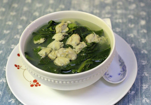cháo ngao nấu mồng tơi chữa táo bón cháo ngao nấu mồng tơi chữa táo bón