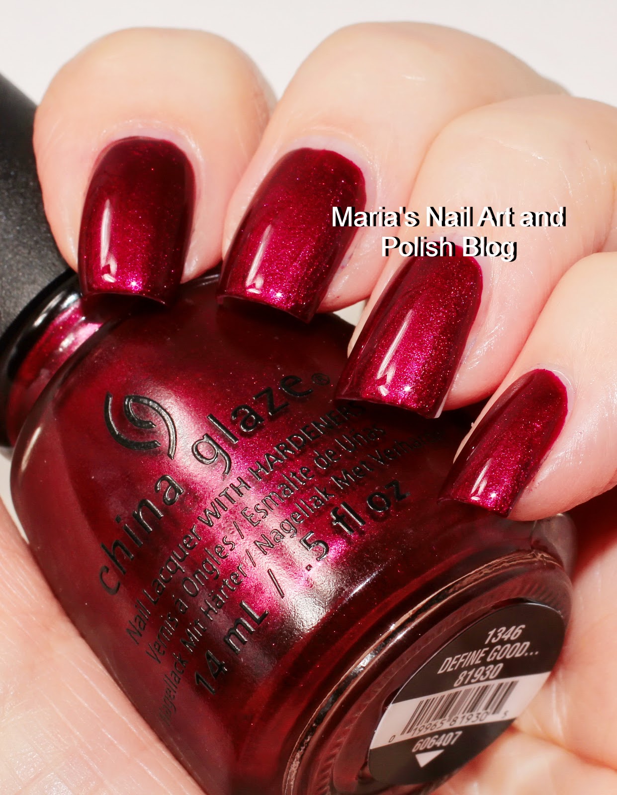 Marias Nail Art and Polish Blog China Glaze four shades of red Swatch Spam