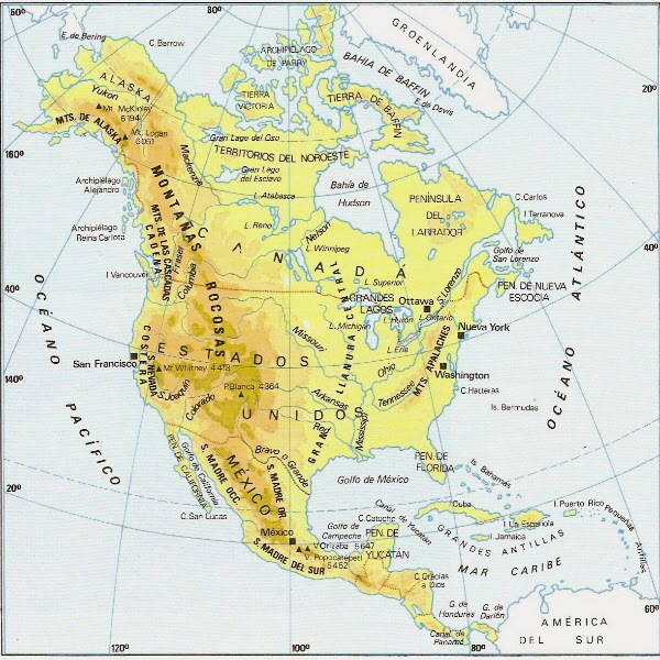 HIDROGRAFIA DE AMERICA Ríos del Continente Americano