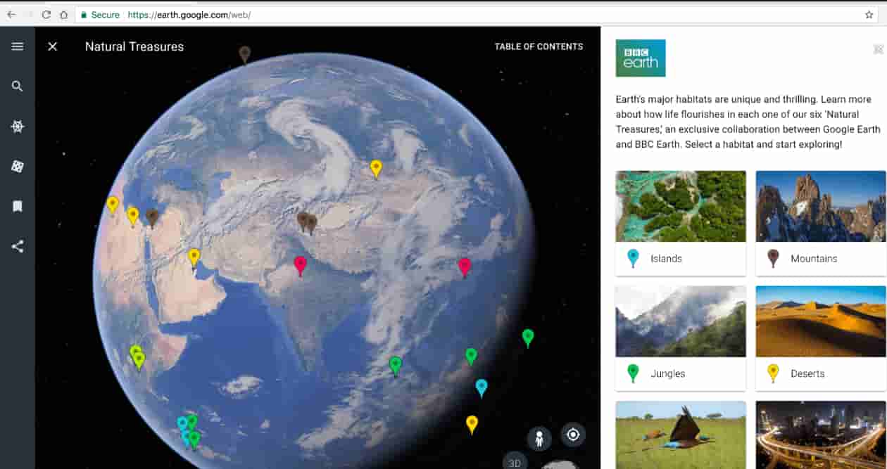 Google earth versions plend