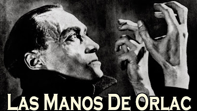 Imagen reconocida de la película Las manos de Orlac...