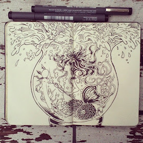04-#13-I-want-to-see-the-sea-365-Days-of-Doodles-Gabriel-Picolo-www-designstack-co