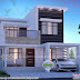 1615 square feet 3 bedroom flat roof modern home