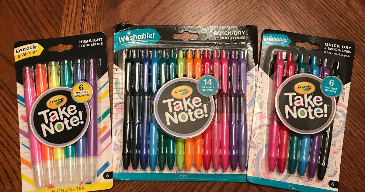 Crayola Take Note! Review and Giveaway
