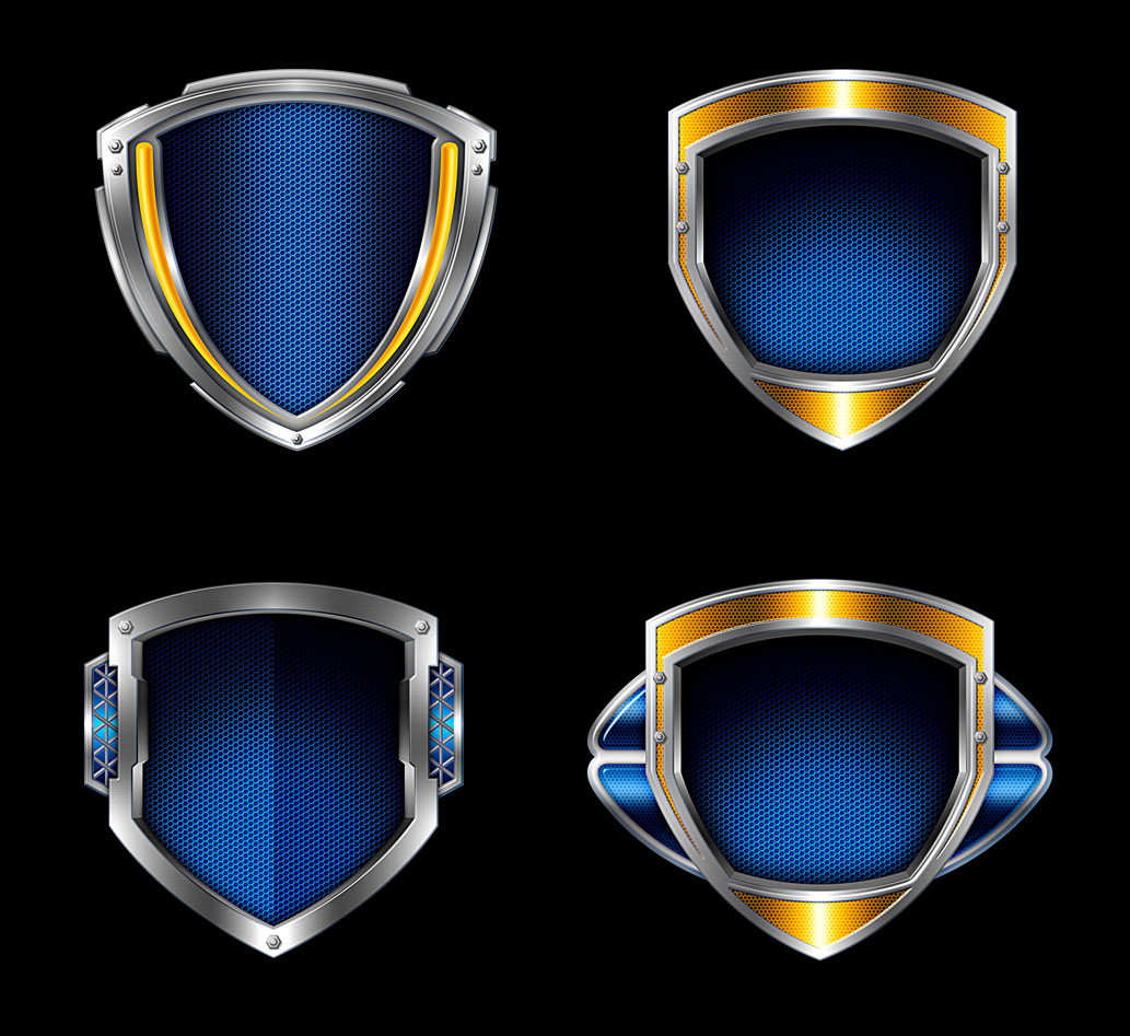 9 Surf Studios Football Shields