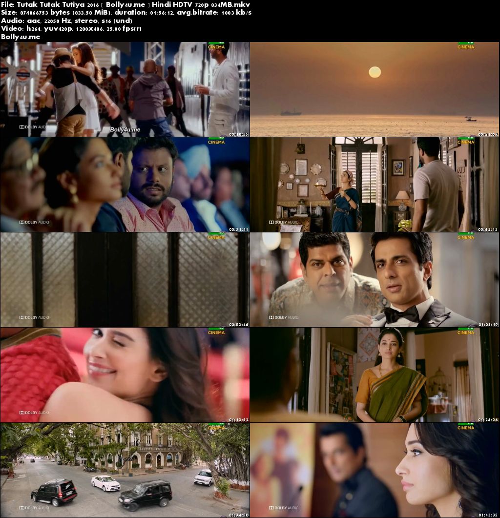 Tutak Tutak Tutiya 2016 HDTV 800MB Full Hindi Movie Download 720p