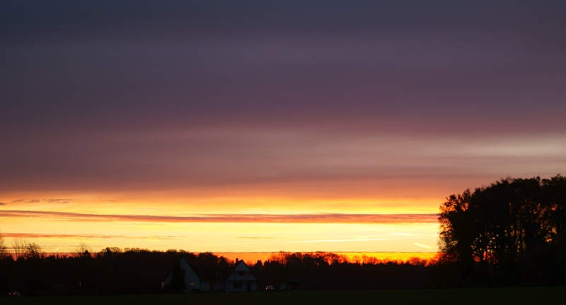 Blog + Fotografie by it's me! - Morgenhimmel am 24.11.2015