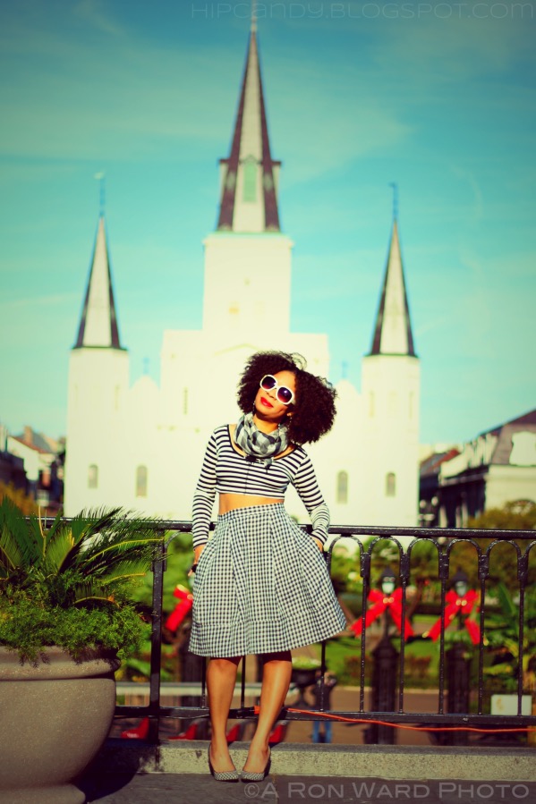 My DIY Feeling French in French Quarter New Orleans Fashion Sewing DIY Style Mixed Patterns Jackson Square