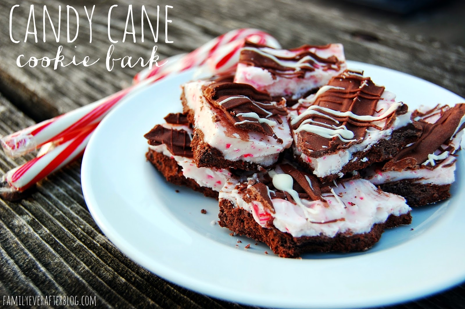 Candy Cane Cookie Bark