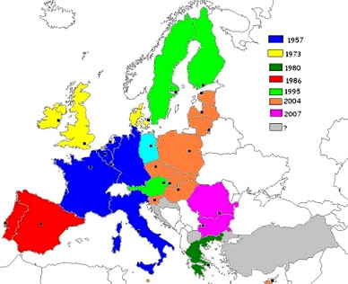 European Economic Community map