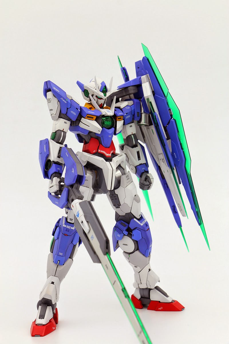 Custom Build Mg 1 100 Gnt 0000 00 Qan T Detailed Gundam Kits Collection News And Reviews