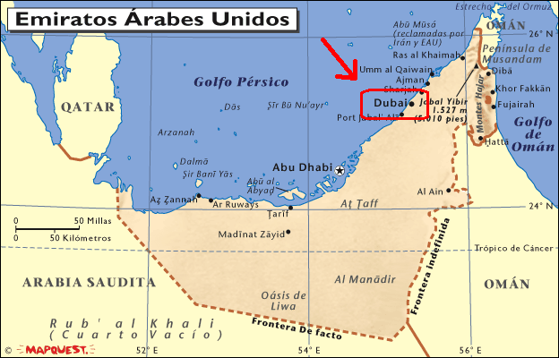Espejismo en el Desierto: Localización de Dubai