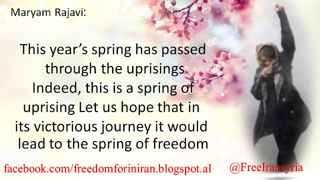MARYAM RAJAVI: WELCOMING THE GREAT NOWRUZ OF FREEDOM MARYAM RAJAVI: WELCOMING THE GREAT NOWRUZ OF FREEDOM