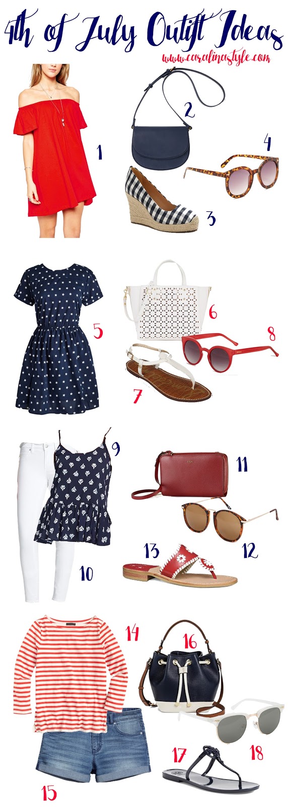 4th of July Outfit Ideas | Caralina Style