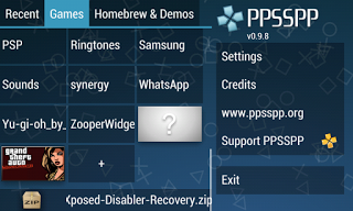 cara setting emulator PS2 / PSP 8