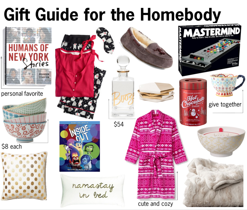 gift guide for the homebody