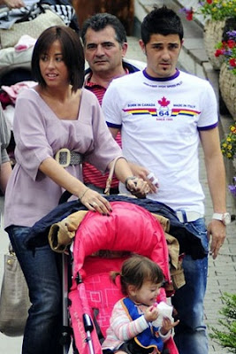 David Villa Enjoying Moments with his Family | Sports Club Blog
