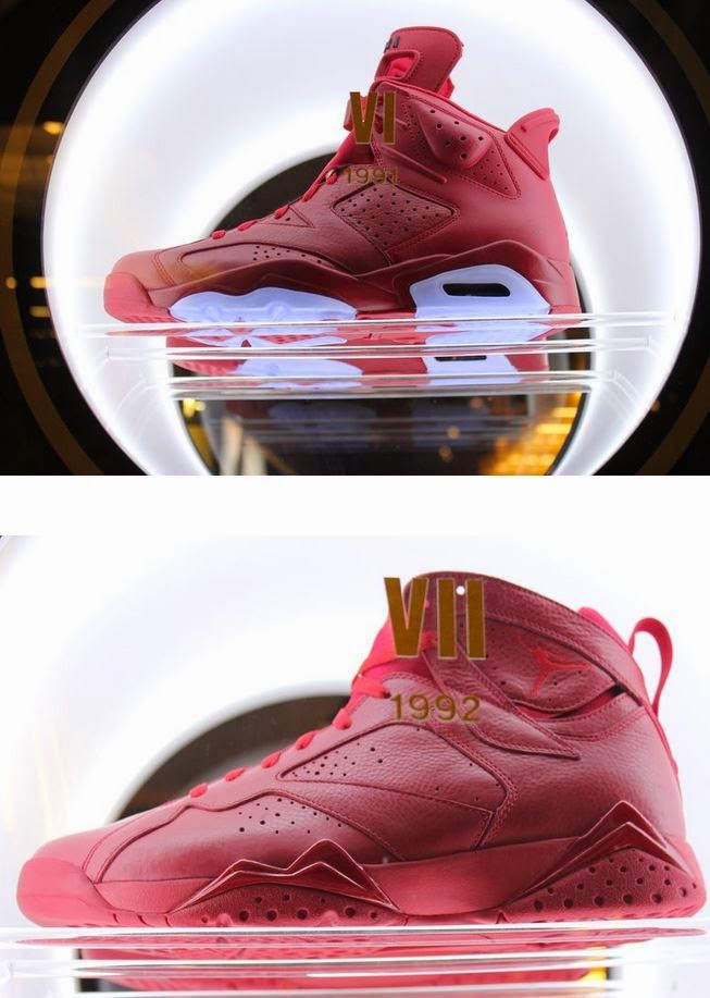 THE SNEAKER ADDICT: Air Jordan 1 Through 28 Red Retro Sneaker ...