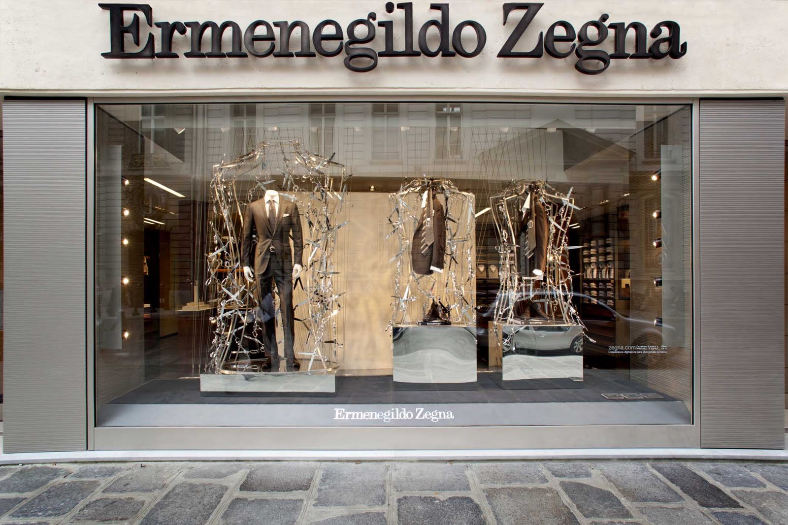 ERMENEGILDO ZEGNA, flagship store & Suits &