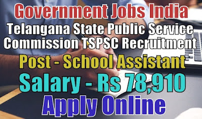 Telangana State Public Service Commission TSPSC Recruitment 2017