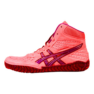 pink wrestling shoes