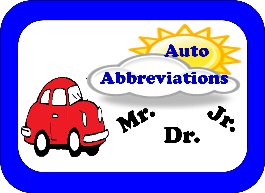 File Folder Farm Auto Abbreviations