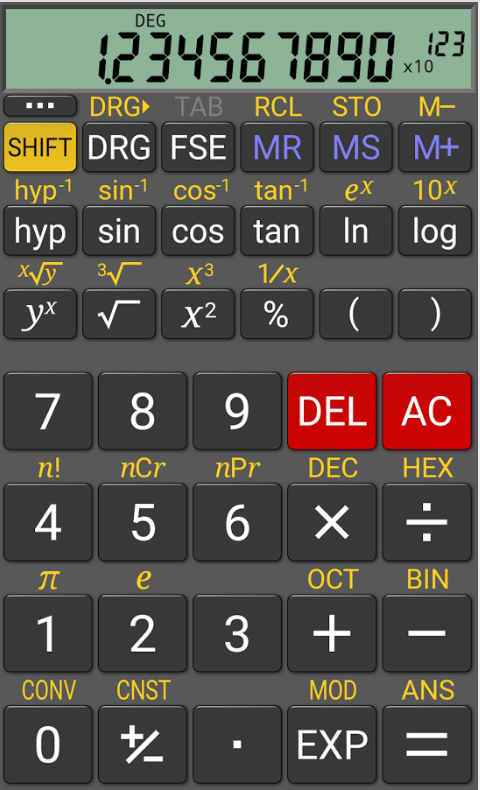 sony scientific calculator