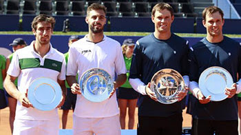 Cuevas y Granollers vicecampeones en el ATP de Barcelona