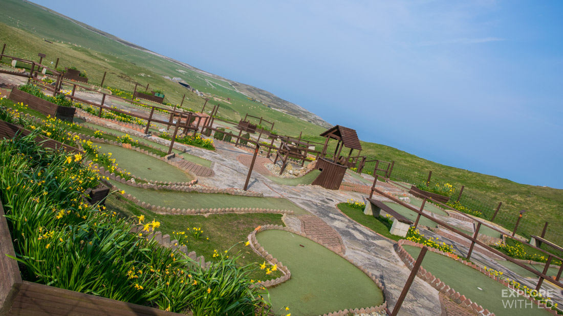 Mini golf course on the Great Orme