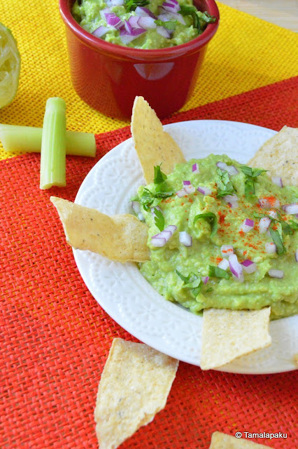 Celery Avocado Guacamole