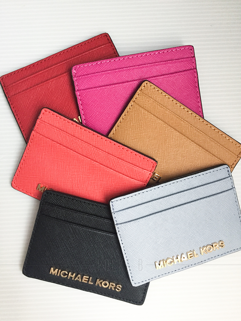 michael kors jet set travel card case