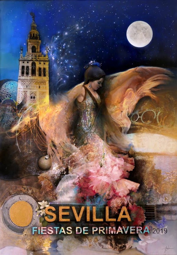 Cartel de las Fiestas de la Primavera de Sevilla 2019 Cartel de las Fiestas de la Primavera de Sevilla 2019