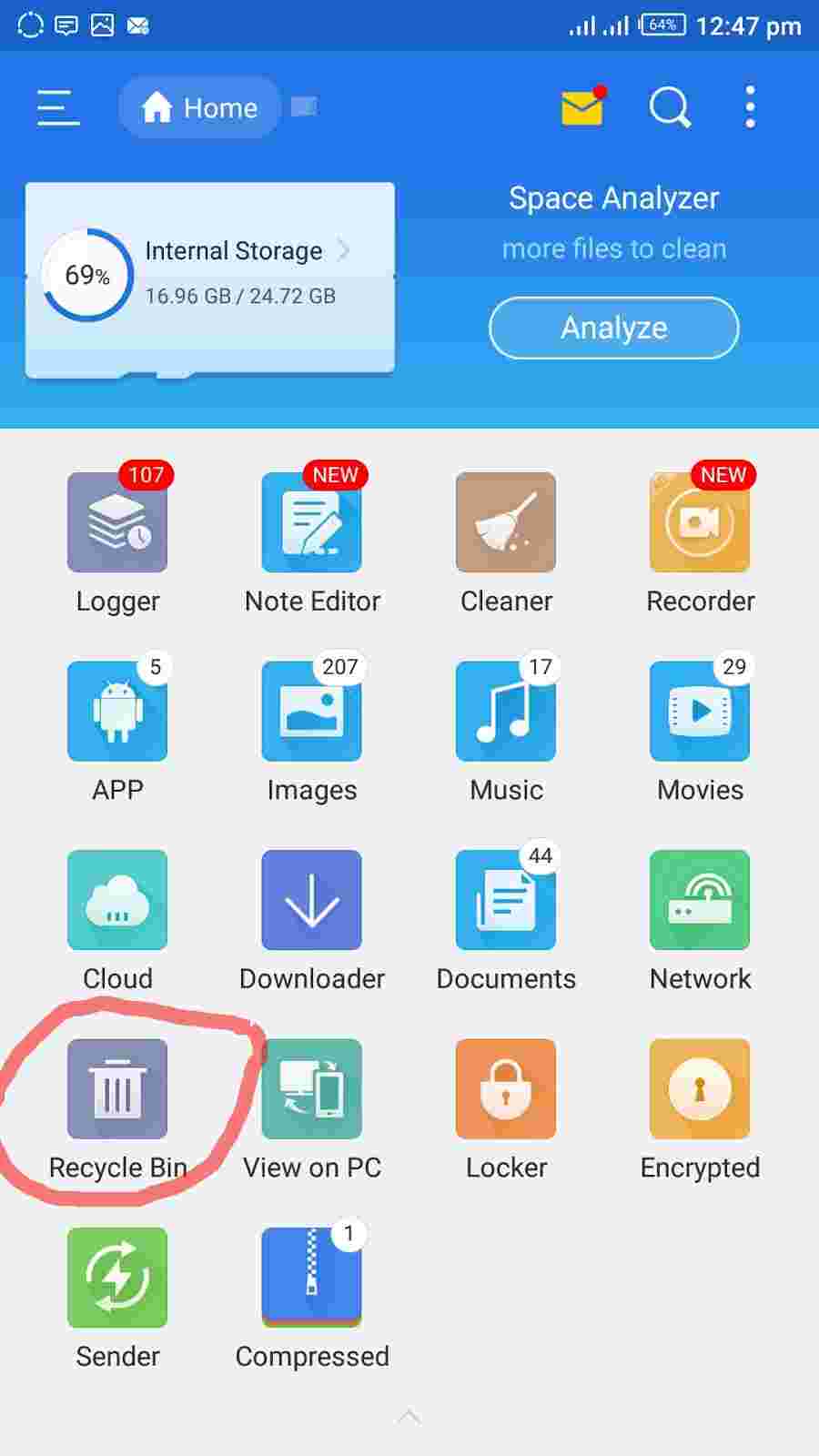Recovering Deleted Files
