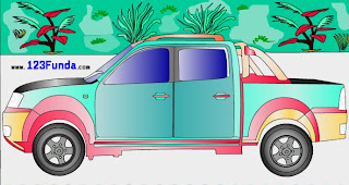 Mewarnai Truck Coloring Games Pick Colors Palette Color Permainan Mobil