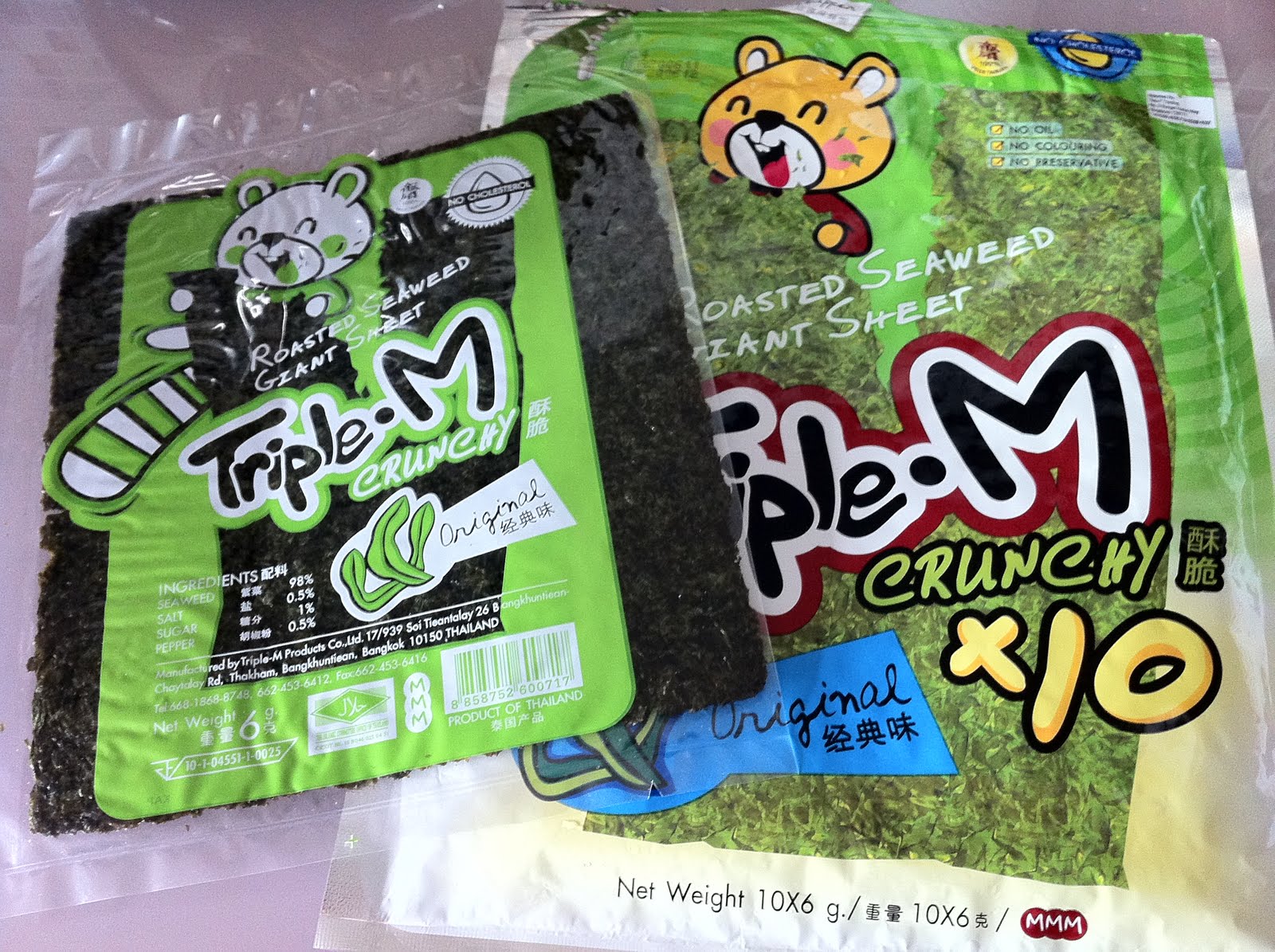 Covered in Stardust Triple.M Crunchy Roasted Seaweed Giant Sheet