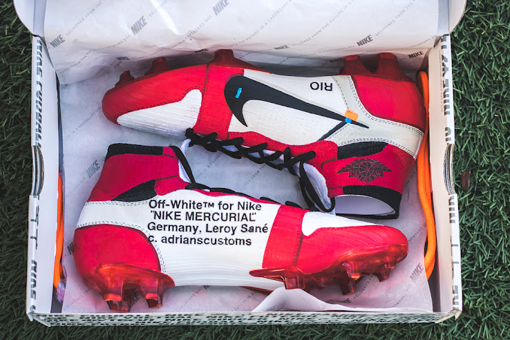 off white jordan cleats