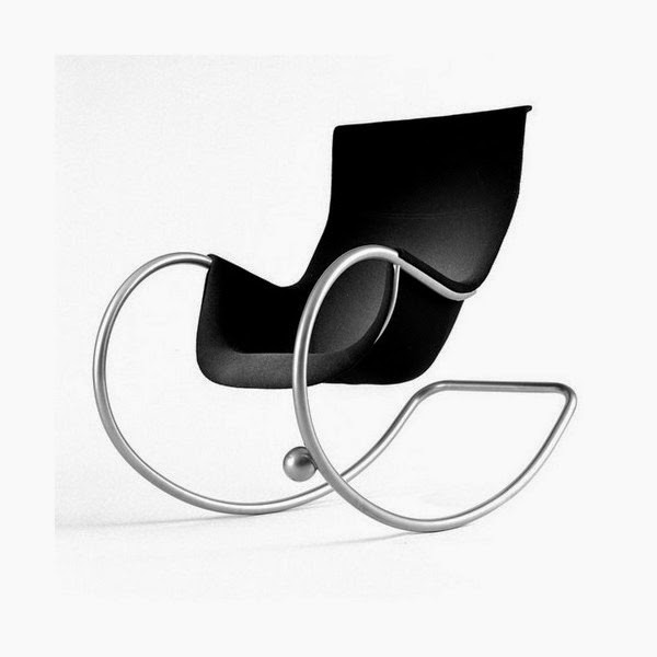 Contemporary rocking chair for relaxing hours