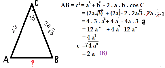 Contoh Soal Aturan Cosinus Kumpulan Soal Pelajaran 6