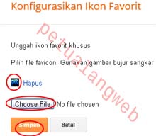 cara mudah mengganti favicon blog dengan logo profesional