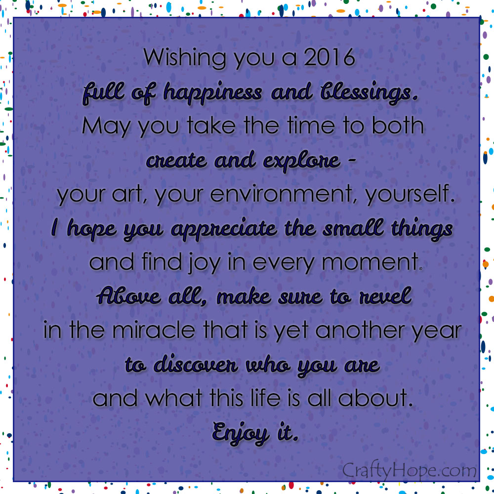 2016 Word of the Year and Goals