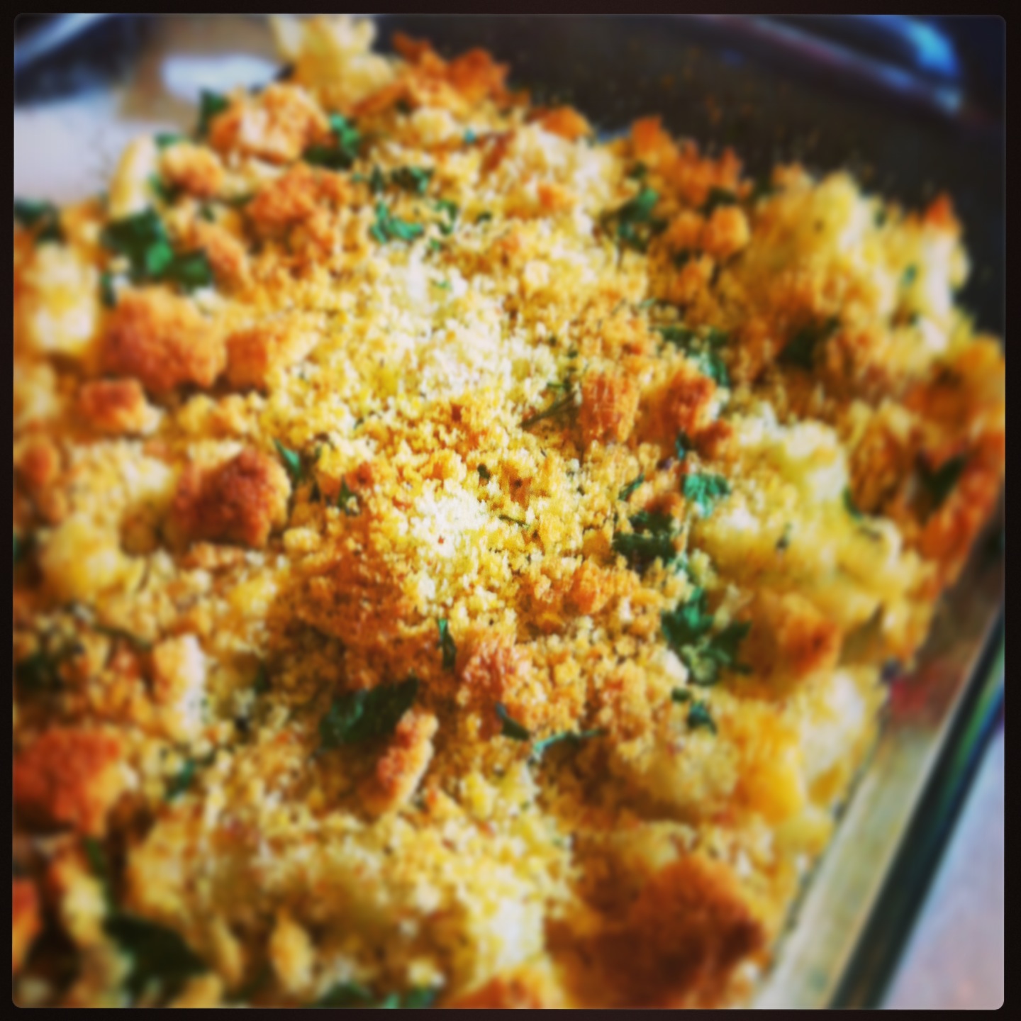 Dinner, a Dog & a Blog Cauliflower Fennel Au Gratin