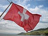 Drapeau suisse Pays d'Europe centrale formé de 26 cantons
