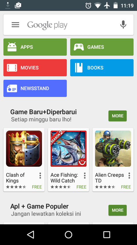 Update Google Play Store 5.9.11 5.9.12 Persiapan Menuju Android Marshmallow